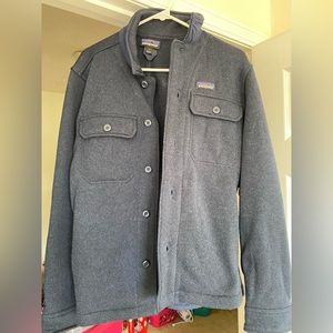 Patagonia Better Sweater Shirt Jacket - Men's. Small. Blue. Peacoat style.